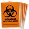 Brady Biohazard Sign, Vinyl, Rectangle, English LH625E - alternate 1